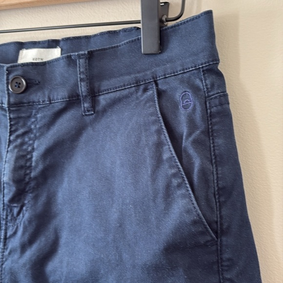 Kotn just-barely-flared Culotte Trousers High Rise Navy Blue Size 8 - Picture 6 of 14